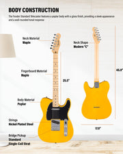 Fender Standard Telecaster - Butterscotch Blonde w/ Guitar Cleaning Kit