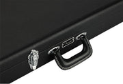 Fender Classic Series Wood Case for Jazzmaster/Jaguar - Black w/ Guitar Strap