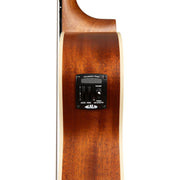 Kala KA-BE/LH Mahogany Left-Handed Baritone Acoustic-Electric Ukulele