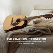 Fender FA-125 Dreadnought Acoustic Guitar - Natural w/ Gig Bag
