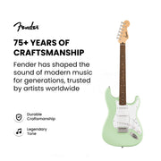 Fender Squier Sonic Stratocaster - Surf Green w/ Frontman 10G Amplifier