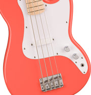 Fender Squier Sonic Bronco Bass - Tahitian Coral w/ Rumble 15 Amplifier
