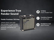 Fender Squier Affinity Stratocaster FMT HSS - Black Burst w/ Frontman 10G Amplifier