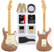 Fender American Professional Classic Stratocaster - Faded Firemist Gold w/ Cleaning Kit