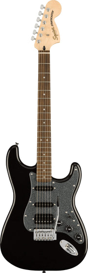 Fender Squier Affinity Stratocaster HSS - Metallic Black w/ Gig Bag
