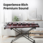 Gearlux 37-Key Wooden Xylophone with Mallets, Stand, and Gig Bag