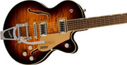 Gretsch G5655T-QM Electromatic Center Block Jr. Single-Cut Semi-Hollow Body Electric Guitar - Sweet Tea w/ Strap