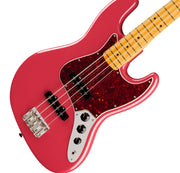 Fender American Professional Classic Jazz Bass - Faded Dakota Red w/ Cleaning Kit