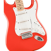 Fender Squier Sonic Stratocaster - Fiesta Red w/ Amplifier