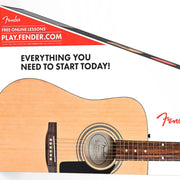 Fender FA-115 Dreadnought Acoustic Guitar - Natural w/ Hard Case