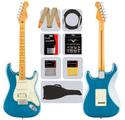 Fender American Professional Classic Stratocaster HSS - Faded Lake Placid Blue w/ Cleaning Kit