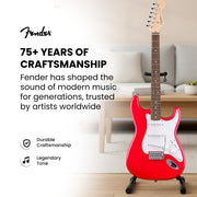 Fender Squier Stratocaster - Torino Red w/ Frontman 10G Amplifier