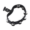 Meinl Percussion Traditional Mountable ABS Tambourine, Black, Nickel Plated Steel Jingles