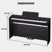 Casio PX-870 Privia Digital Piano - Black w/ Adjustable Bench