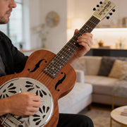 Gretsch G9210 Boxcar Square-Neck Acoustic Resonator Guitar - Natural w/ Strap