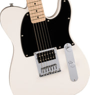 Fender Squier Sonic Esquire H Electric Guitar - Arctic White w/ Frontmant 10G Amplifier