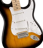 Fender Squier Sonic Stratocaster, White Pickguard, Maple Fingerboard - 2-Color Sunburst