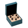 Taylor Custom Water Buffalo Bone Bridge Pins - Brown w/Abalone