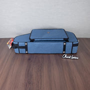 Marcus Bonna Alto and Curved Neck Soprano Double Saxophone Case - Cationic Blue