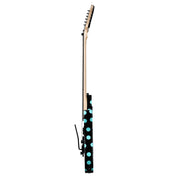 Kramer NightSwan Electric Guitar - Black With Blue Polka Dots