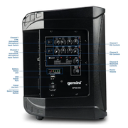Gemini GPSS-650 Portable Professional PA System