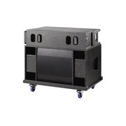 BASSBOSS Sublim8 Column PA Speaker wIth 18-inch Sub -Black