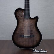 Godin MultiAc Grand Concert SA Nylon String Acoustic-Electric Guitar - Trans Black - CHUCKSCLUSIVE - #25311328