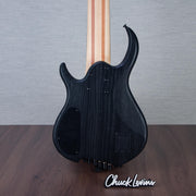 Sire Marcus Miller M6 Fretless 6-String Headless Electric Bass Guitar - Black Satin