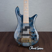 Spector Euro 5 LT 5-String Bass Guitar - Exotic Poplar Burl Blue Fade - CHUCKSCLUSIVE - #]C121SN 21056