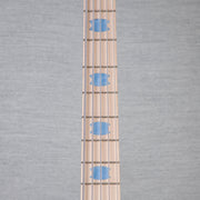 Spector Euro 5 LT Poplar Burl Over Ash 5-String Electric Bass Guitar - Faded Light Blue Gloss - CHUCKSCLUSIVE - #]C121NB23304