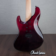 Brubaker USA JXB-BM-5 5-String Electric Bass - Red Jungle Candy
