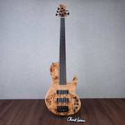 Sire Marcus Miller F10-5 5-String Fretless Electric Bass Guitar - Natural Satin