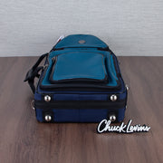 Marcus Bonna Nylon Bassoon Case with Rain Cover - Blue and Turquois