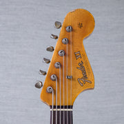 Fender Custom Shop Time Machine Series 1962 Bass VI Super Heavy Relic Electric Bass Guitar - Aged Dirty Shell Pink - #CZ590972