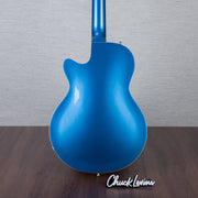 Duesenberg Alliance Series Mike Campbell 30th Anniversary Semi-Hollow Electric Guitar - Blue and White Metallic