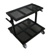 ProX X-BeatWagon Professional Mobile DJ Rolling Workstation with Adjustable Shelf