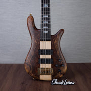 Spector USA Custom NS-5 5-String Electric Bass Guitar - Walnut Natural - #2225