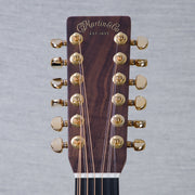 Martin Custom Shop D-28 Style Black Walnut/Italian Alpine Spruce Fishman Matrix VT 12-String Acoustic Electric Guitar - CHUCKCSCLUSIVE - #M2880834