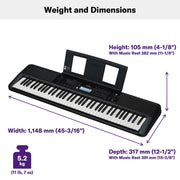 Yamaha PSR-E320 76-Key Portable Keyboard