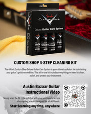 Fender Standard Stratocaster HSS - Black w/ Guitar Cleaning Kit