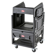 SKB 1SKB19-R1208 12U Top 8U Bottom Gig Rig Mixer Rack Case