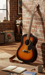 Fender California Standard Monterey E Acoustic-Electric Guitar - 3-Color Sunburst w/ Case