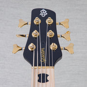 Spector Euro 6 6-String Electric Bass Guitar - Natural Black Burst Gloss - CHUCKSCLUSIVE - #NB22968