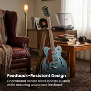 Gretsch G2622LH Streamliner Center Block Double-Cut Left-Handed Electric Guitar - Gunmetal
