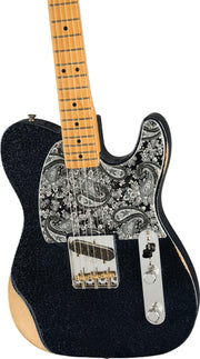 Fender Brad Paisley Esquire - Black Sparkle w/ Guitar Cleaning Kit
