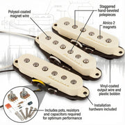Fender Vintage Noiseless Stratocaster Pickups w/ Instrument Cable