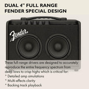 Fender Mustang LT40S Guitar Combo Amplifier w/ Instrument Cable