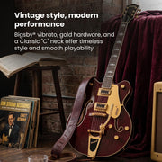 Gretsch G5422TG Electromatic Classic Double-Cut Hollow Body Electric Guitar - Walnut Stain