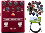 Fender Santa Ana Overdrive Pedal w/ Instrument Cable