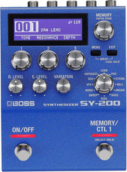 Boss SY-200 Guitar Synthesizer w/ Instrument Cables